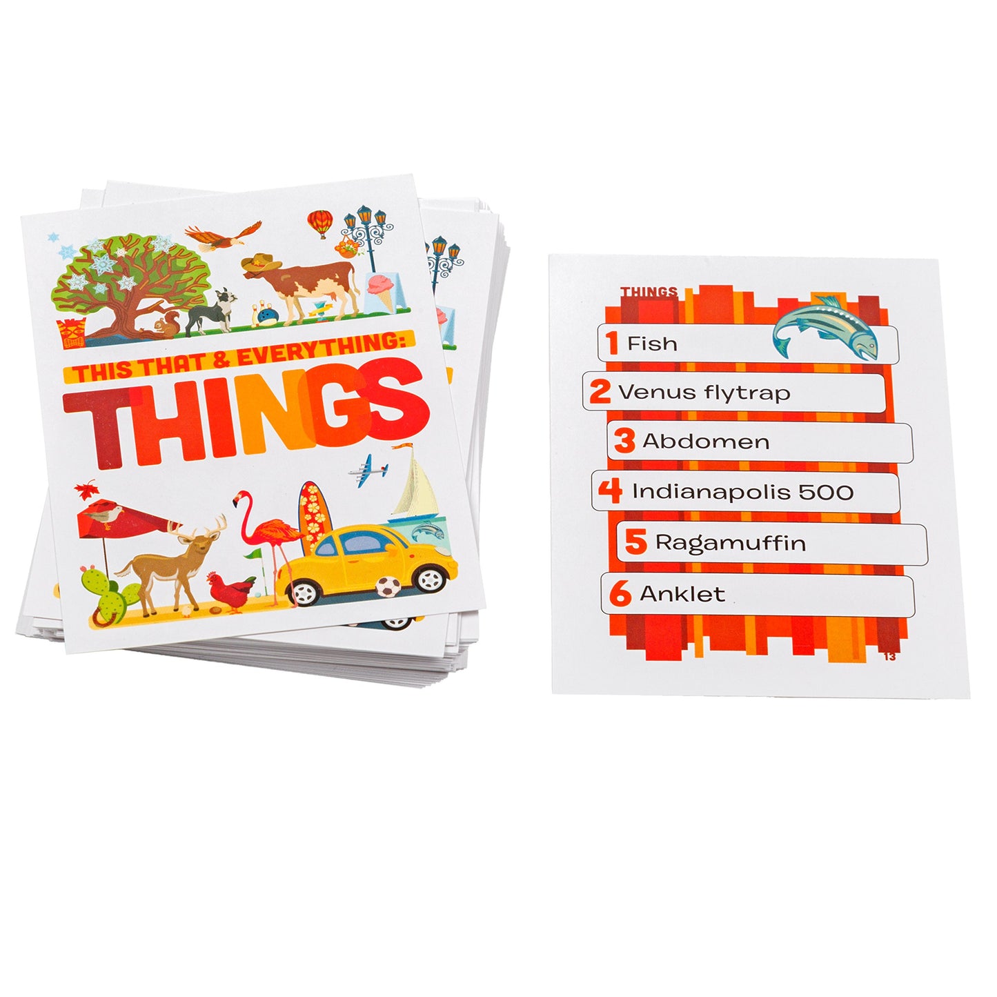 Outset Media This That and Everything: Things - Travel Sized Trivia Party Game for 4 or More Players Ages 12 and up