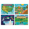 Chuckle & Roar Puzzles for Kids Ages 4-6, Portable Tray, 4 Pack, 36 & 48 Pc