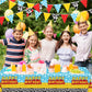 Cartoon Story Party Decorations Happy Birthday Banner Tablecloth