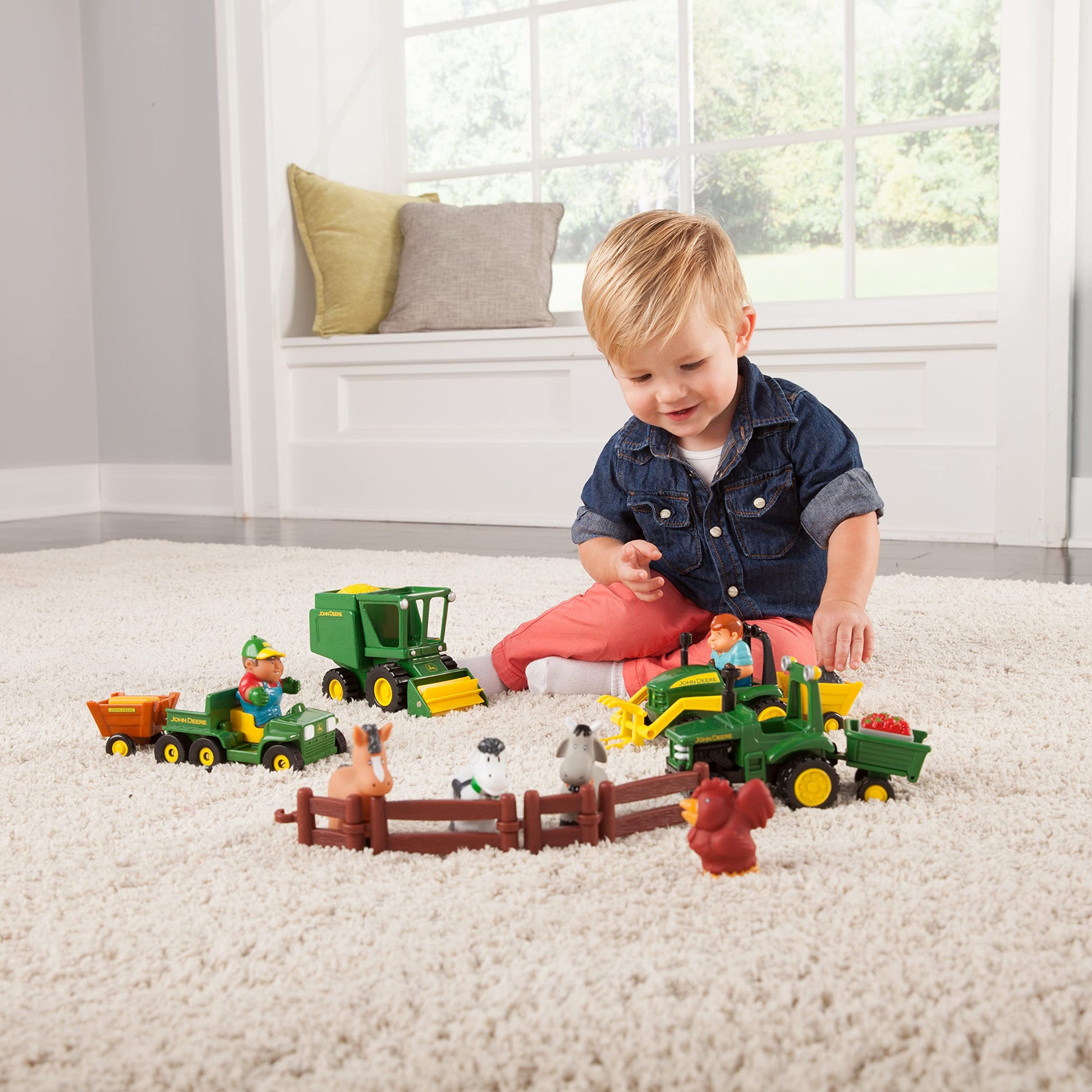John Deere Tomy 1st Farming Fun, Fun on The Farm Playset