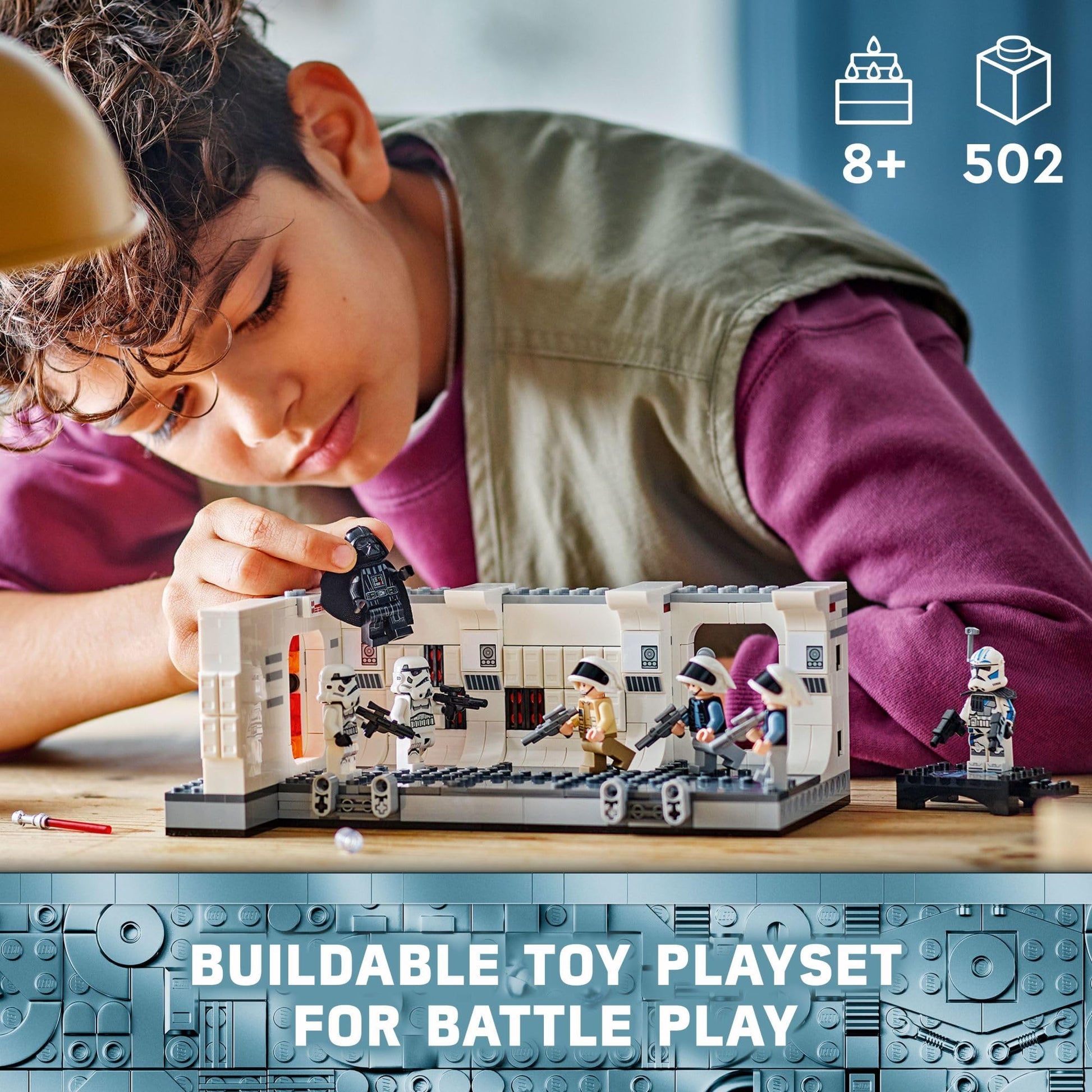 LEGO Star Wars: A New Hope Boarding The Tantive IV Fantasy Toy, Collectible Star Wars Toy with Exclusive 25th Anniversary Minifigure Clone Trooper