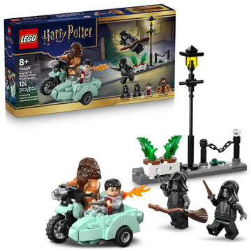 LEGO Harry Potter Hagrid & Harry’s Privet Drive Escape Building Toy for Boys & Girls - Pretend Play Set for Kids, Ages 8+ - W/Mini Hagrid's Motorcycle