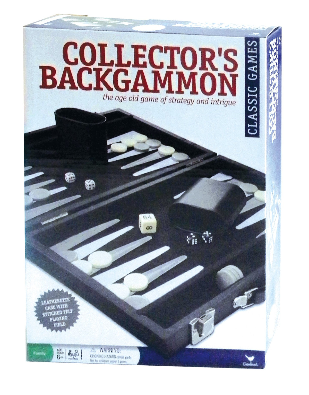 Collectors Backgammon Game with Carrying Case
