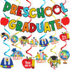Preschool Graduation Banner Preschool Graduation Decorations Pre K Decorations Prek Congrats Party Supplies