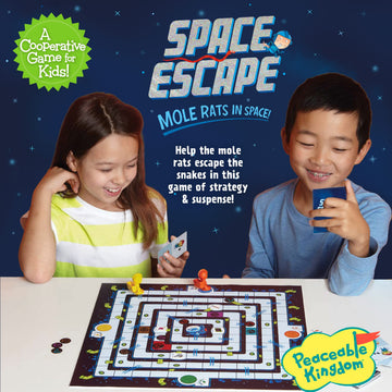 Peaceable Kingdom Space Escape - Cooperative Strategy Space Adventure Game by The Inventor of Pandemic - Use Teamwork to Win! - Great for Families