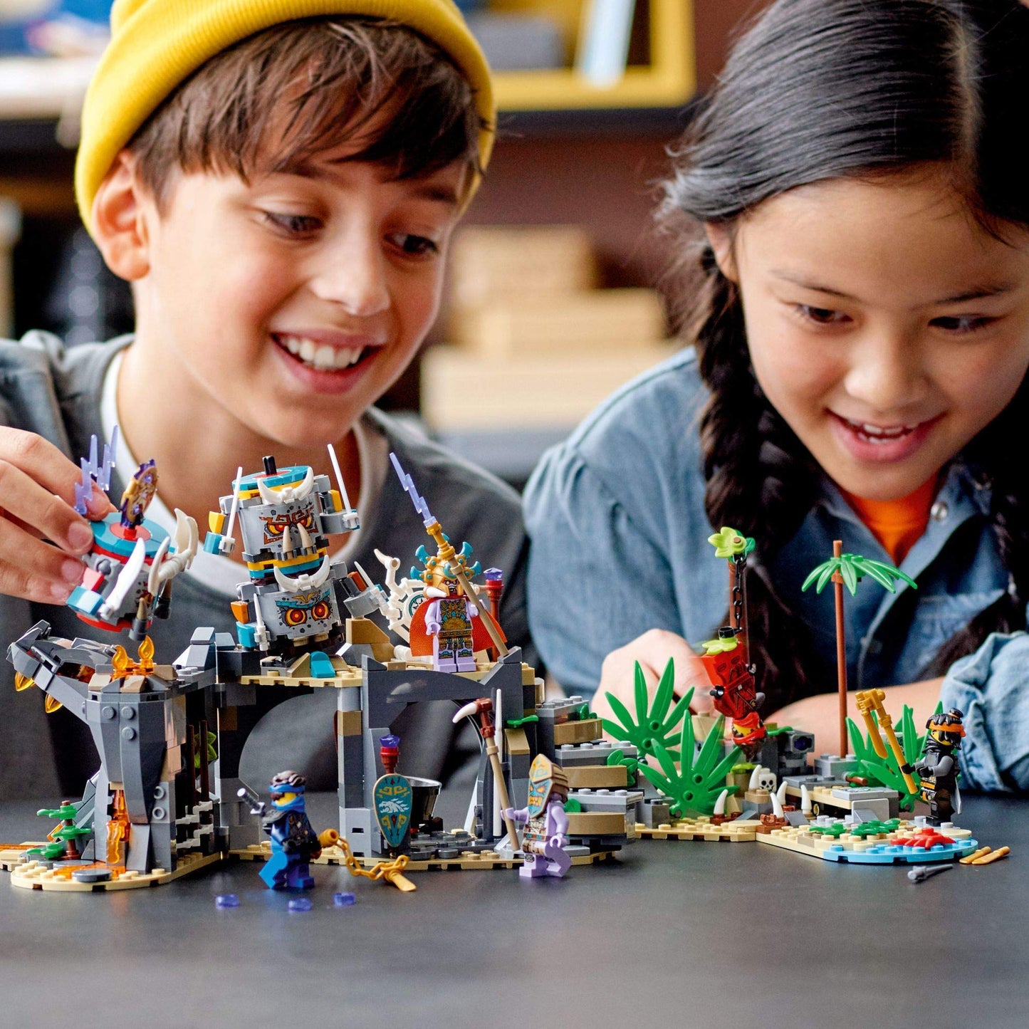 LEGO NINJAGO The Keepers' Village 71747 Building Kit; Ninja Playset Featuring NINJAGO Cole, Jay and Kai; Cool Toys for Kids Aged 8 and Up Who Love