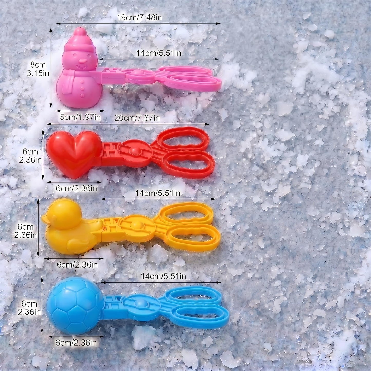 UMUACCAN 4 Pcs Sand Molds Maker for Kids, Sand Toys