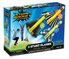Stomp Rocket Stunt Plane Rocket Launcher Toy for Kids - 3 Foam Airplane Toy