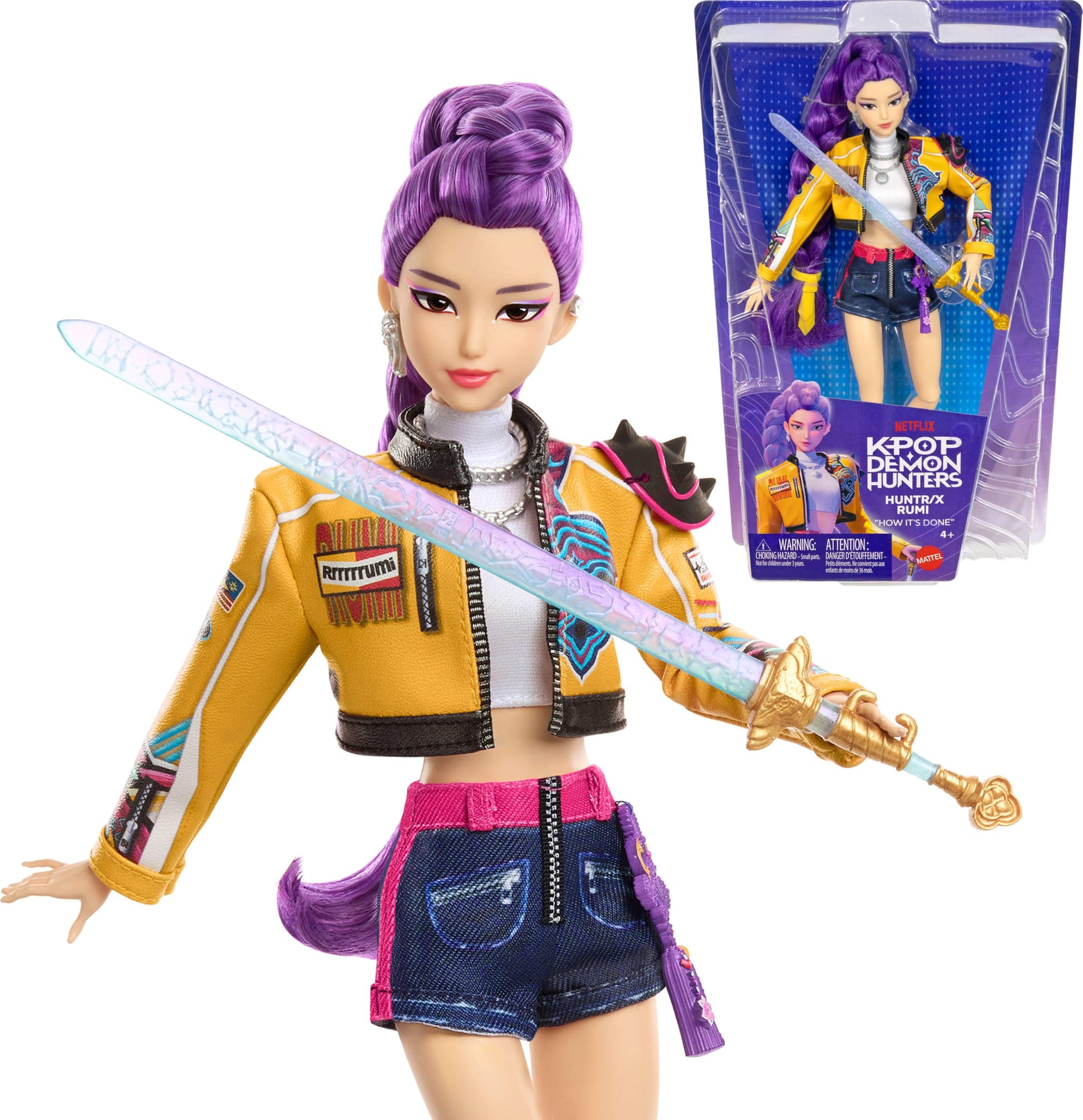 Mattel Kpop Demon Hunters HUNTR/X Rumi Fashion Doll