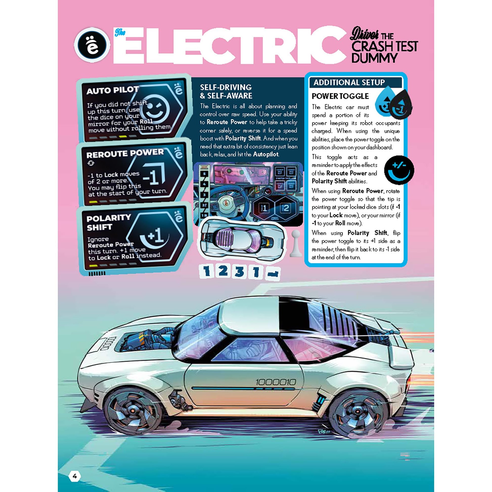 Rebellion Unplugged: Joyride: Next Gen - Car Combat Board Game, Standalone Head to Head, Battle On Racetracks, Double-Sided Map, Ages 12+, 2 Player