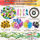 WUBOMJIO Flower Crowns Craft Kit, Make Your Own 12 PCs Floral Crowns Garland Handmade Arts and Crafts Kit, DIY Fairy Flower Headbands