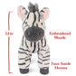 GUND Gemma Zebra Plush, Zebra Stuffed Animal for Ages 0 and Up, Gray/White, 12"