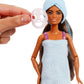 Barbie Party Unboxed Doll & Accessories, Glam Party Series with 10 Surprises Including Color-Change, Purple Sparkle Doll