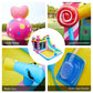 Inflatable Water Slide Bounce House for Kids,Candy Style,Bouncy Castle W/Air Blower, Splash Pool, Climbing Wall, Water Cannon, 840D Oxford, Birthday