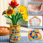 WAN2TLK Mosaic Craft Kit, Mosaic Glue and Grout, Applicator, Gloves, for Mosaic Tiles, Glass, Coaster Art, Home Decoration (White Grout)