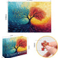 1000 Piece Puzzle for Adults, Tree of Life and Time Mosaic Puzzles for Adults 1000 Pieces, Puzzle with Letters on Back, Size is 27.5"x19.6",Impossible