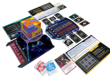 TESSERACT by Smirk & Dagger: 1-4 Player Cooperative Strategy Board Game, 64 Dice, Rotating Turntable, Dice Manipulation, Unique Player Powers, A Great