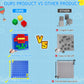 Pixel Art Craft Kits STEM Toys, Brain Teaser Games, Kindergarten Game, Back to School, Encourages Hands-on STEM-Based Play Craft Gifts for Age 5+