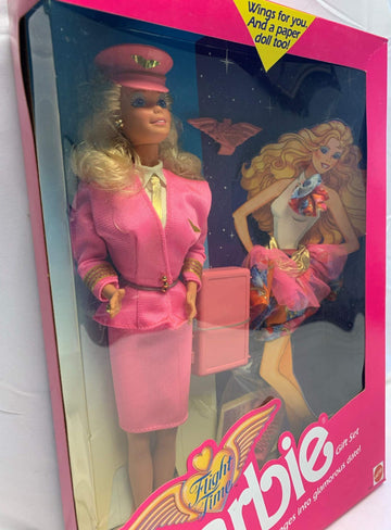 Barbie Doll Flight Time Gift Set 1989 New