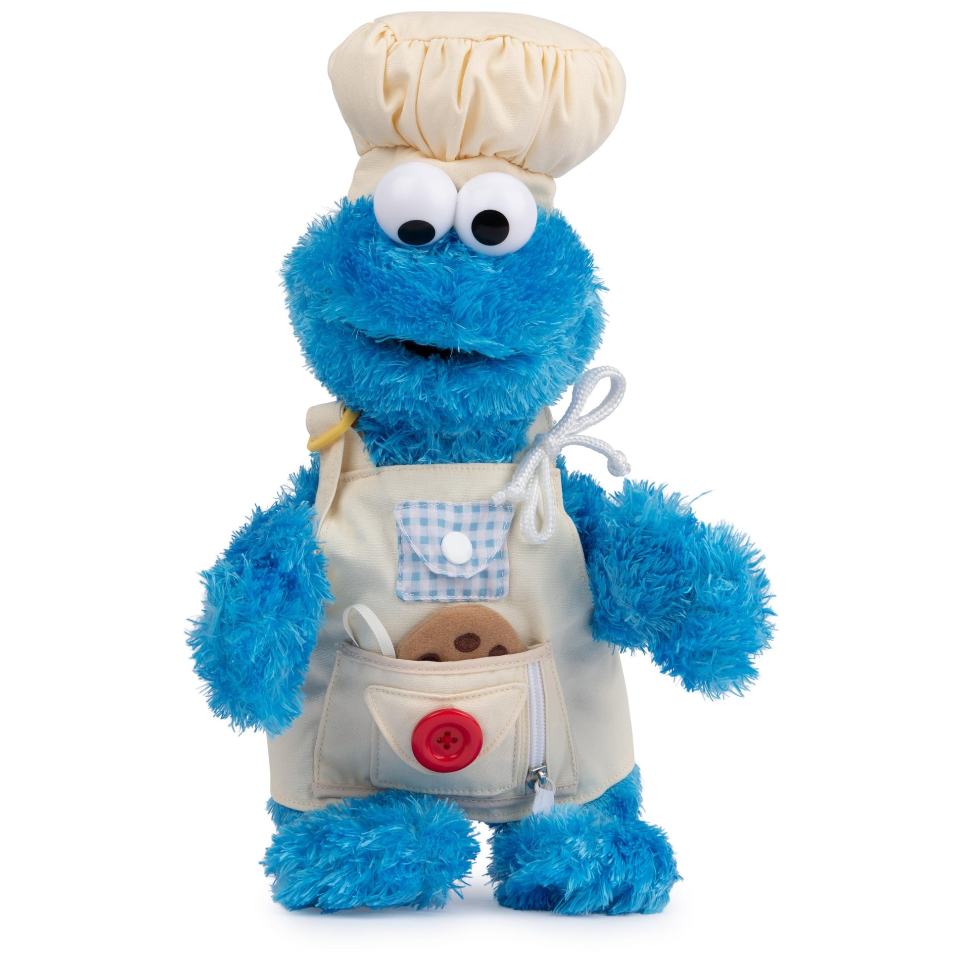 GUND Sesame Street Teach Me Cookie Monster 13” Plush Toy for Ages 1+