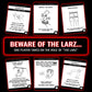 LarzCardz - Weird Drinking Game for Adults - 216 Fun Dare & Challenge Party Cards for Group Game Nights, College, 21st Birthday