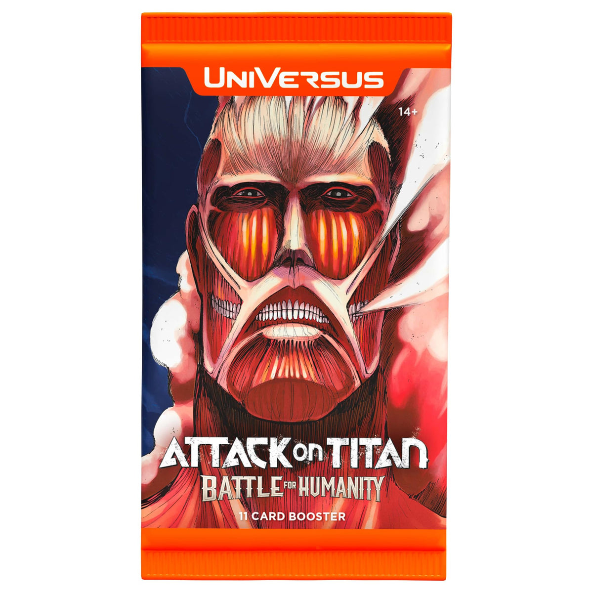 UniVersus Attack on Titan: Battle for Humanity - Booster Display - Contains 24 Booster Packs (11 Cards Each), Deck-Building Collectible Card Game