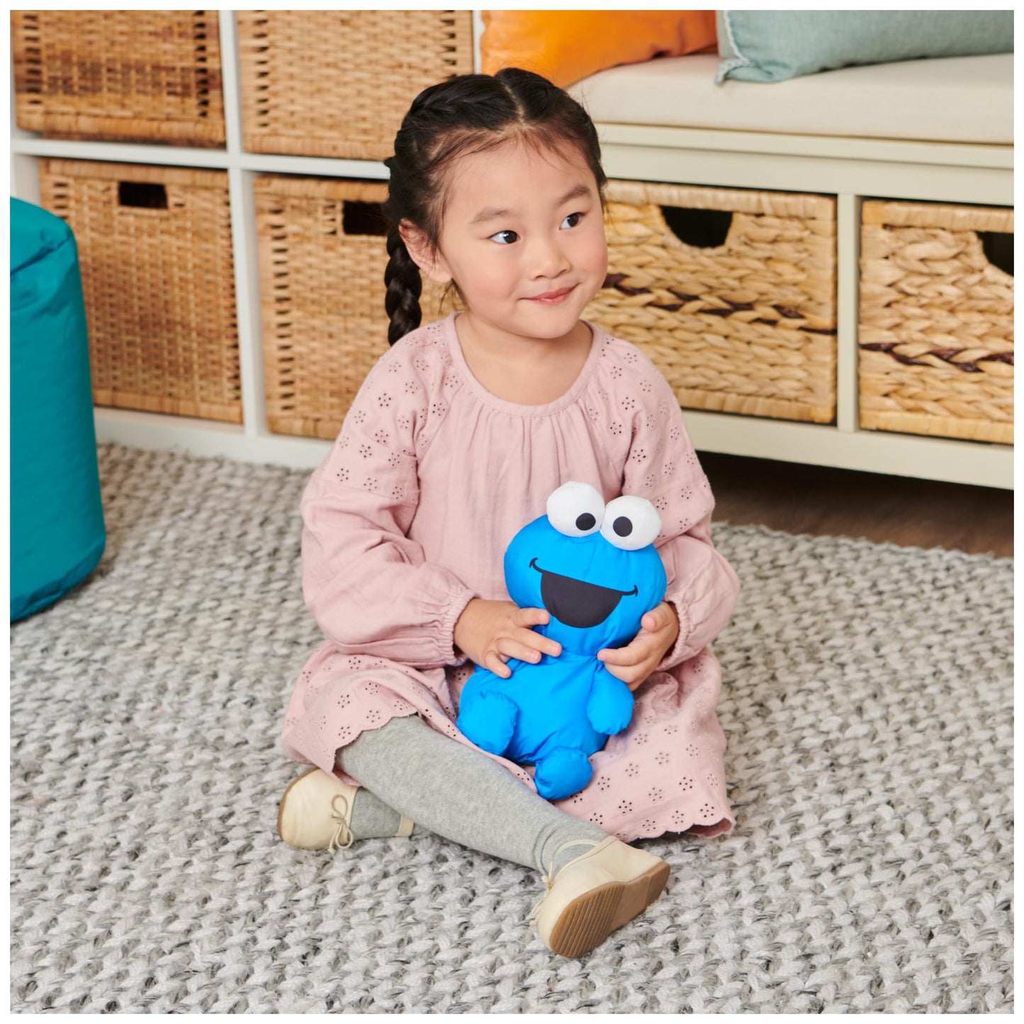 GUND Sesame Street Cookie Monster 7-Inch Nylon Plush Toy for Ages 1+