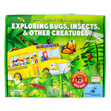 The Magic School Bus Exploring Bugs, Insects & Creatures, at-Home STEM Kits for Kids Age 5 and Up, Insect Kits for Young Scientists, DIY Bug House