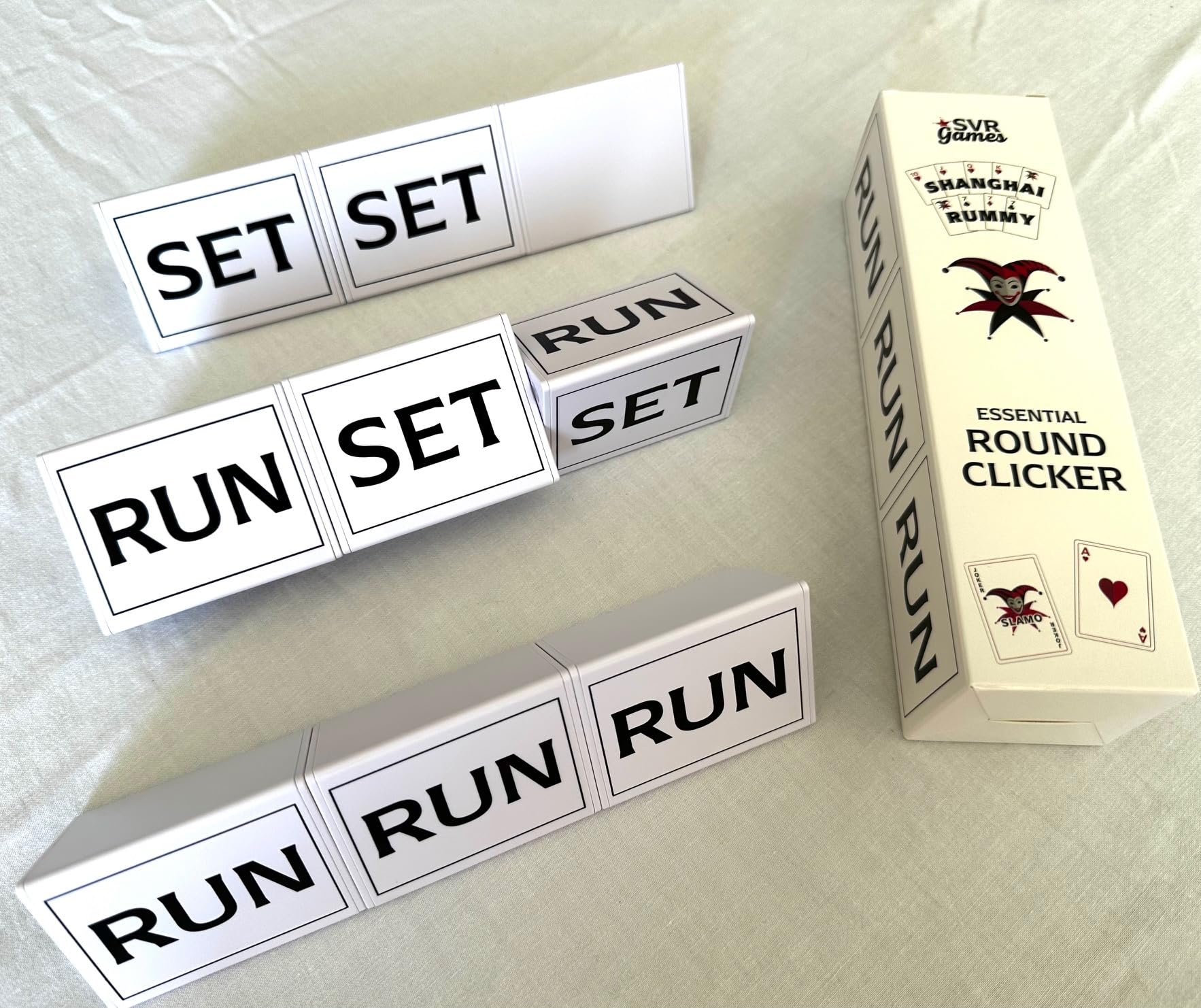 SVR Games Shanghai Rummy Card Game Complete Box Set