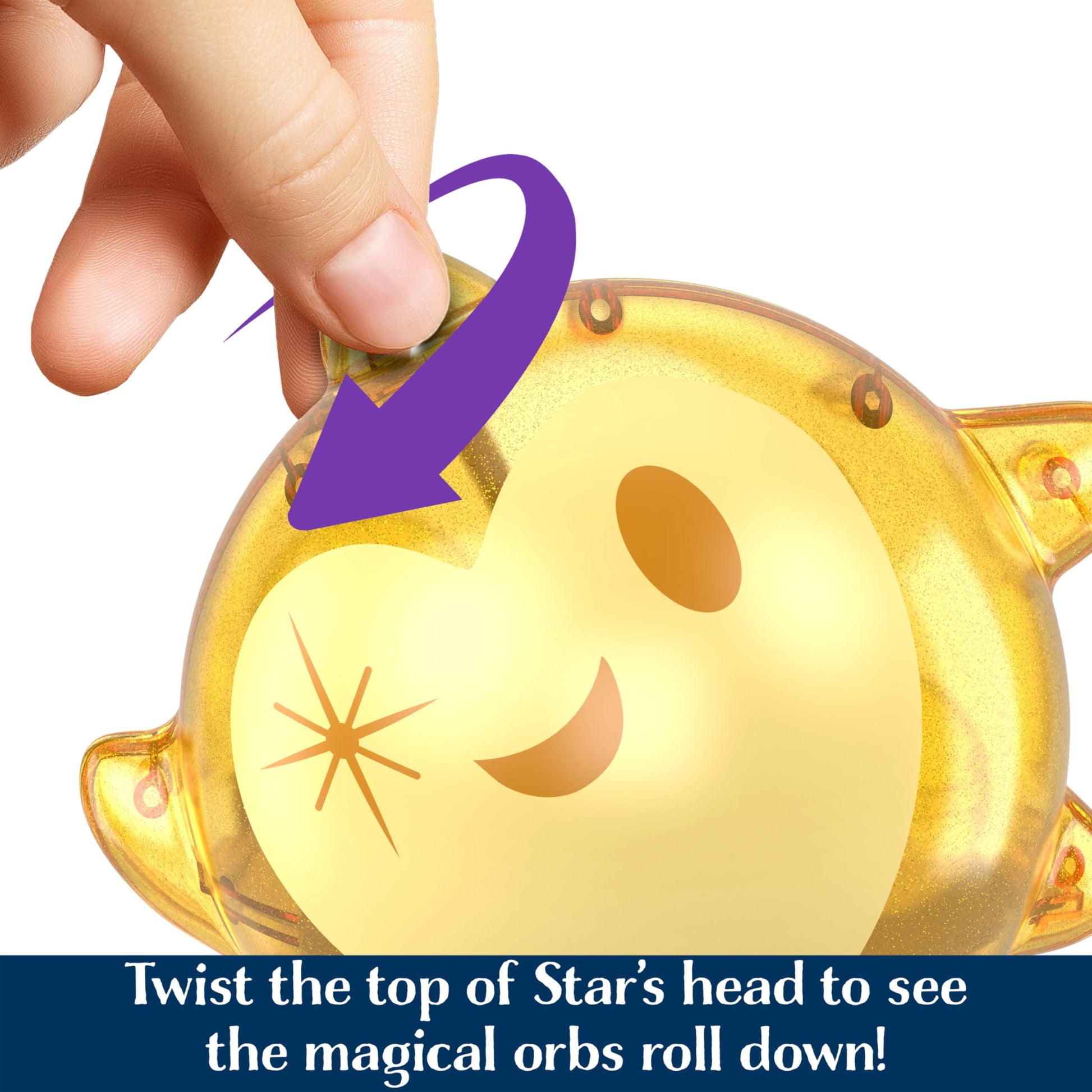 Mattel Disney Wish Toys, Magical Star Playset with Asha Mini Doll & 7 Surprise Wish Orbs Including 1 Star Figure & 6 Animal Friends, Inspired by the