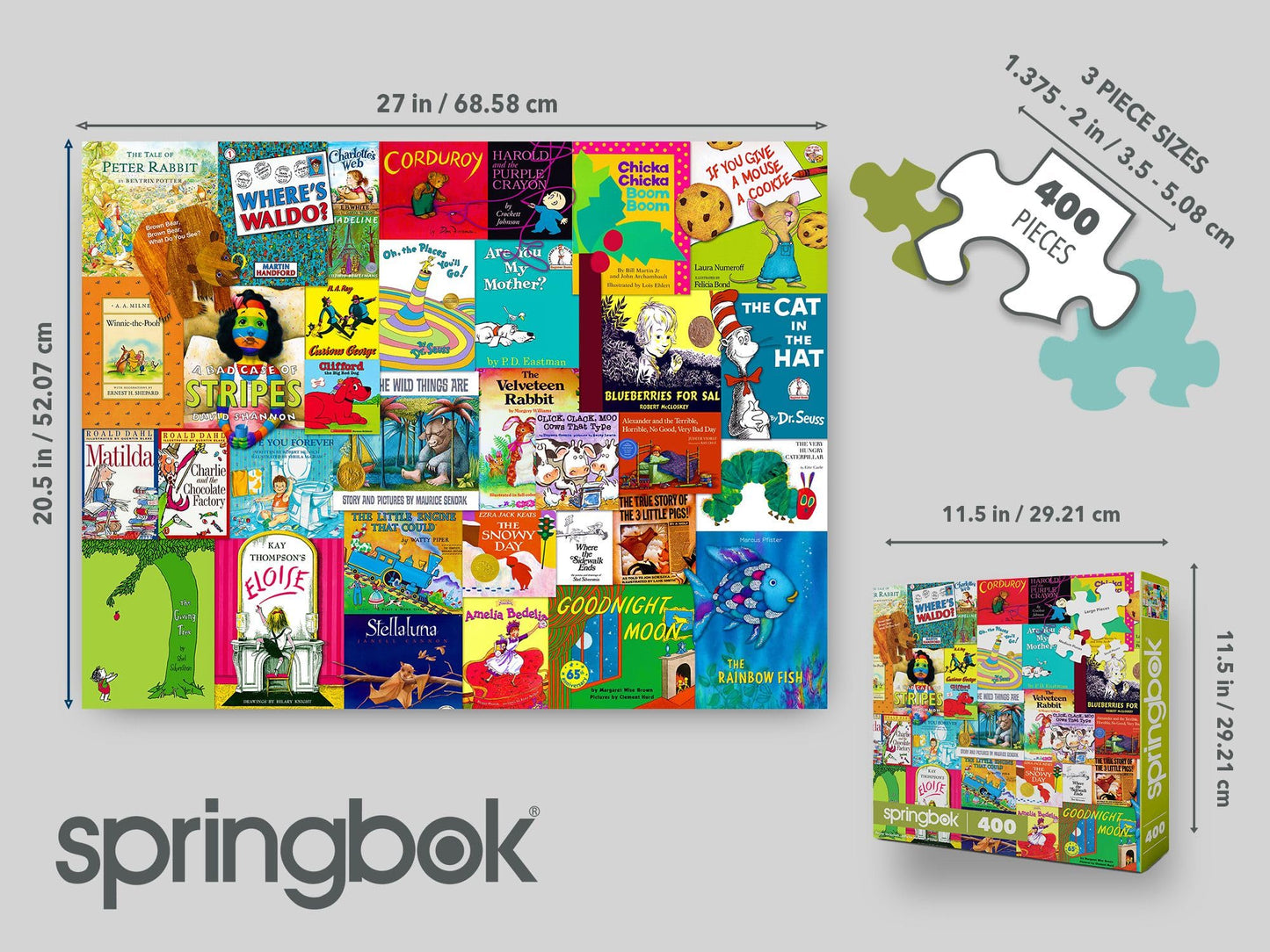 Springbok Childhood Stories 400 Piece Family Jigsaw Puzzle