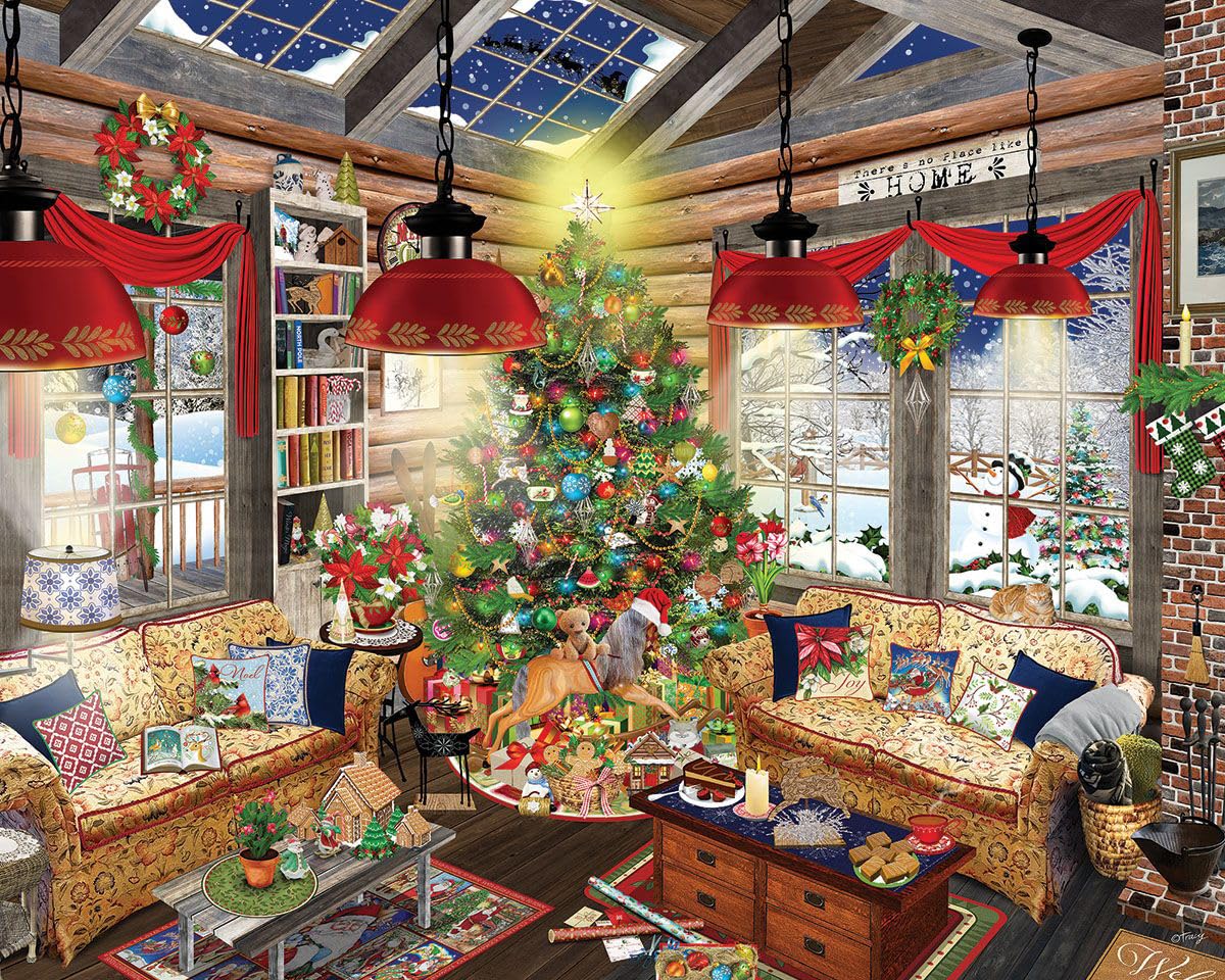 White Mountain 1000 Piece Jigsaw Puzzle, No Place Like Home