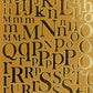 Anitas Outline Stickers, Mixed Serif Alphabets, Gold, for Scrapbooking, Card Making, Kids Play, Homework, Art, Craft, Embelish, Decorative, Paper