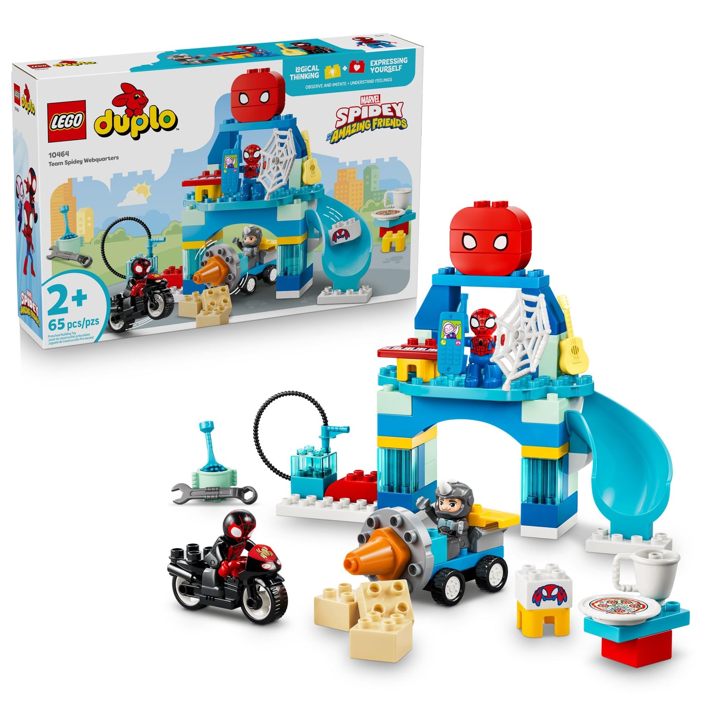 LEGO DUPLO Marvel Team Spidey Webquarters 10464