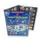 Pennybandz Penny Postcard Tri-Fold Pressed Penny Collector Book Holds 60 Pressed Pennies and Your Favorite Postcard for Your Cover (Mickey & Friends