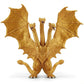 JAYKENIXO Chidorah Dragon Monster Action Figure 8 Inch - Movable Joints, Detailed Kaiju Creature Toy with Carry Bag for Kids Play, Display & Gift