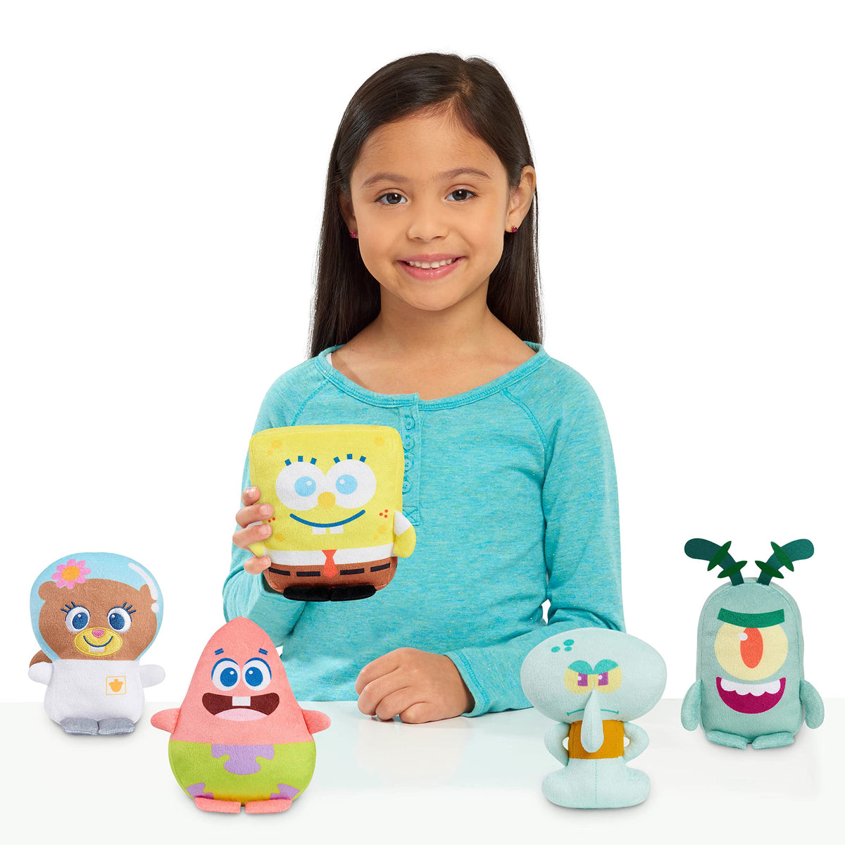 SpongeBob SquarePants 7-inch Small Plush SpongeBob Stuffed Animal, Kids Toys for Ages 3 Up by Just Play