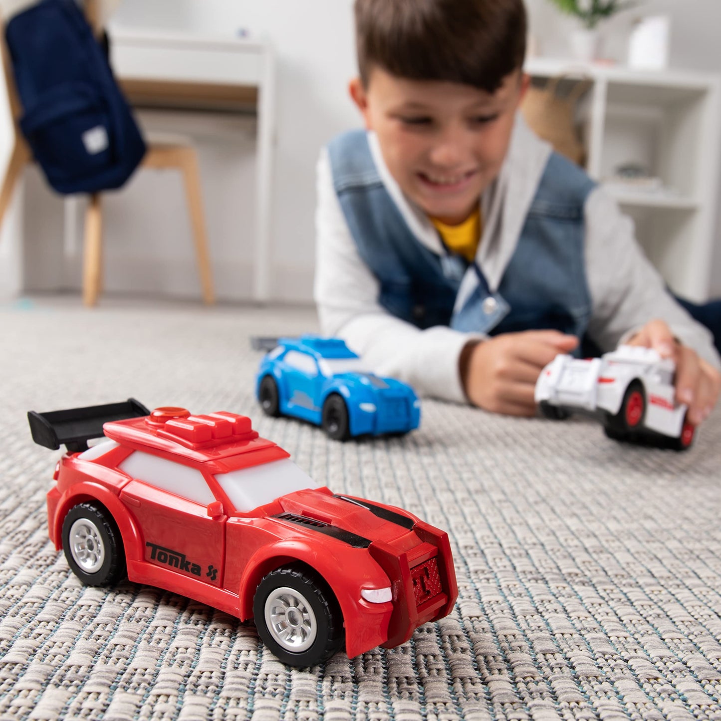 Tonka, 3-Pack Sports Cars- Made with Sturdy Plastic, Friction Powered, Boys and Girls, Toddlers Ages 3+, Sports Cars, Toddlers, Birthday Gift, Holiday