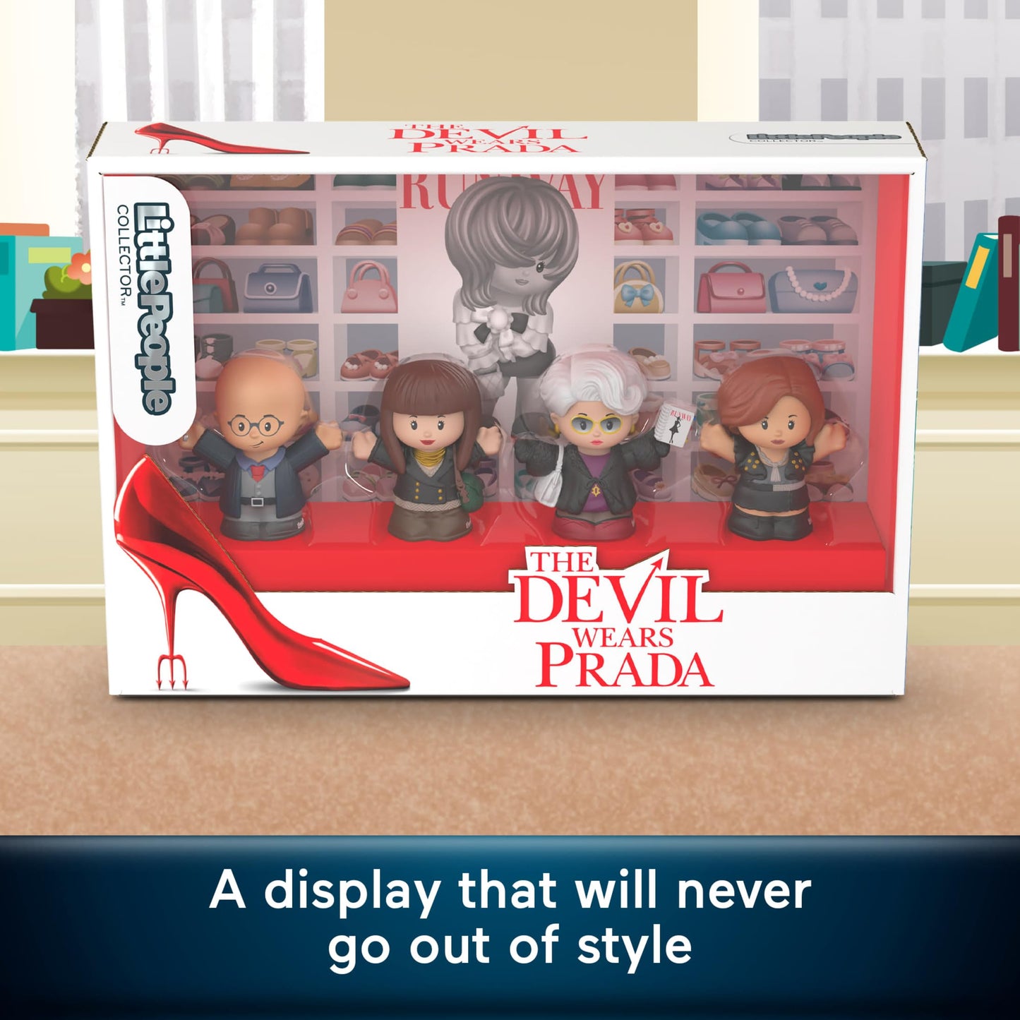 Little People Collector The Devil Wears Prada Special Edition Set for Movie Fans, 4 Figures in a Display Package (Amazon Exclusive)