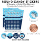 Big Dot of Happiness Shark Zone - Jawsome Shark Party or Birthday Party Small Round Candy Stickers - Party Favor Labels - 324 Count