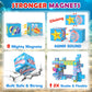 OOIEWPQ 70PCS Magnetic Building Blocks for Kids Ages 4-8, Light-Up Transparent Magnet Cubes for Ocean World Build, STEM Toys for Boys Girls Toddlers