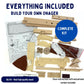 Pathfinders STEM Kit - Medieval Onager Catapult | Build Your Own Working Siege Engine | Wooden Model Kit for Teens and Adults | Educational STEM