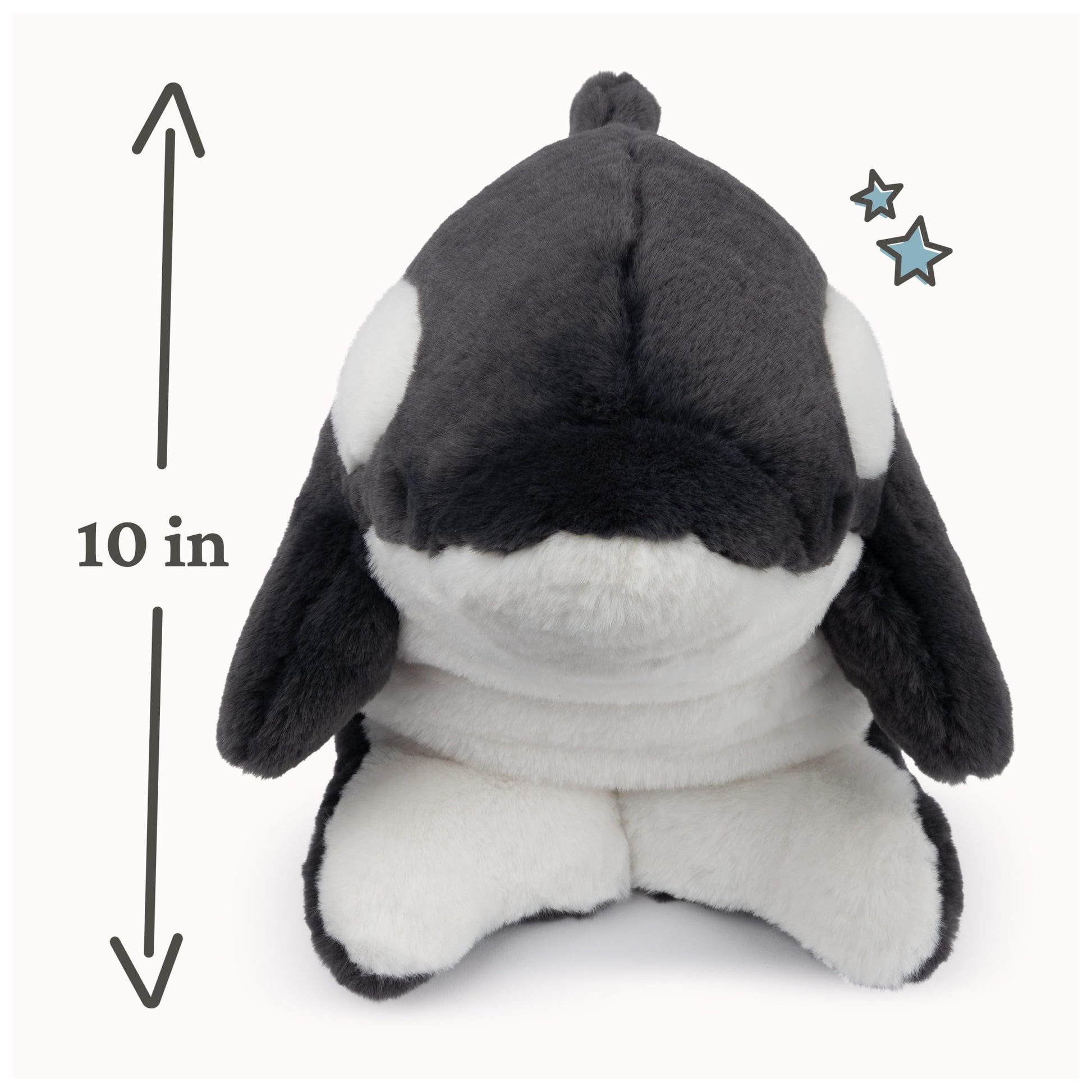 GUND Flynn 10-Inch Orca Whale Stuffed Animal for Ages 0+