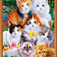 MasterPieces 300 Piece EZ Grip Jigsaw Puzzle - Purrfectly Adorable - 18"x24"