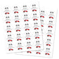 Race Car Birthday Thank You Faovor Stickers, 2-Inch Round - Set of 40