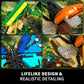 Insect Collection Building Toy Set, with Life-Size Blue Butterfly, Mantis and Beetle Display Models, Fun Gift for Nature Lovers, Bug Building Office