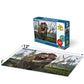 Prime 3D Dinosaur Puzzle - 100 Piece 3D Lenticular T-Rex Jigsaw for Kids & Families, 12"x9" Prehistoric Activity with Motion, Official National