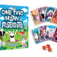 Happy Camper - One Two Many Rabbits - A Wild & Harey Card Game | Perfect Easter Basket Stuffers for Kids | Great Math Game for Family Game Night | 1-4