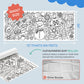Tiny Expressions Winter Coloring Poster - Rolled, No Creases 30" x 72" Giant Coloring Table Cloth to Color On