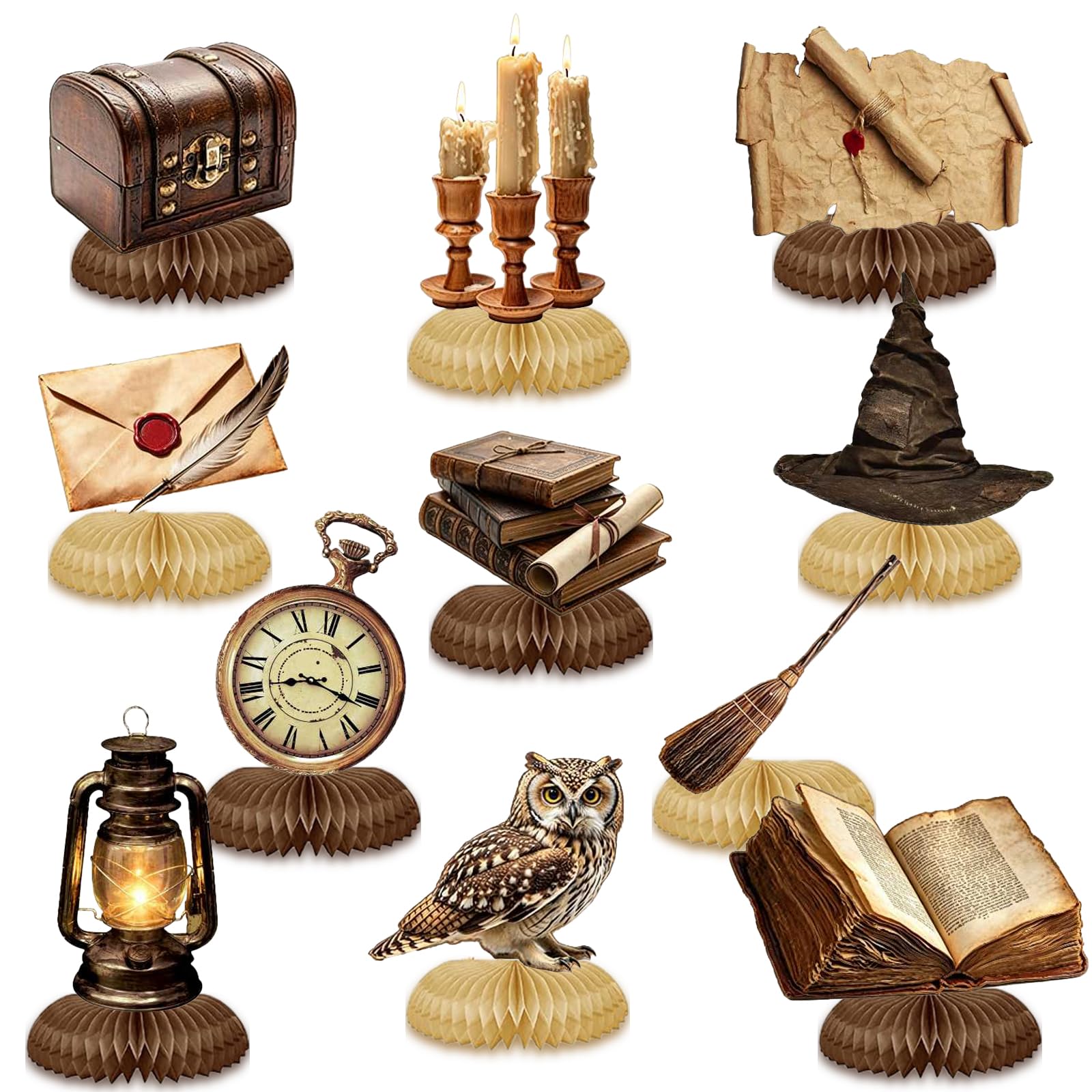 11 Pcs Magical Wizard Party Decorations Magical Wizard Birthday Decorations
